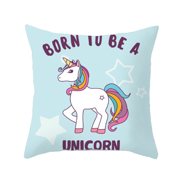 Cushion cover Become a Unicorn - Unicorn
