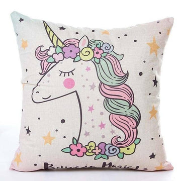Cushion cover Hippie Unicorn - A Unicorn