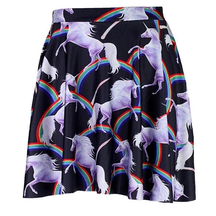 Rainbow Unicorn Skirt for Women - Unicorn