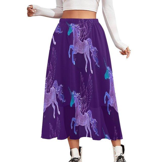 Unicorn Trendy Long Skirt - Unicorn