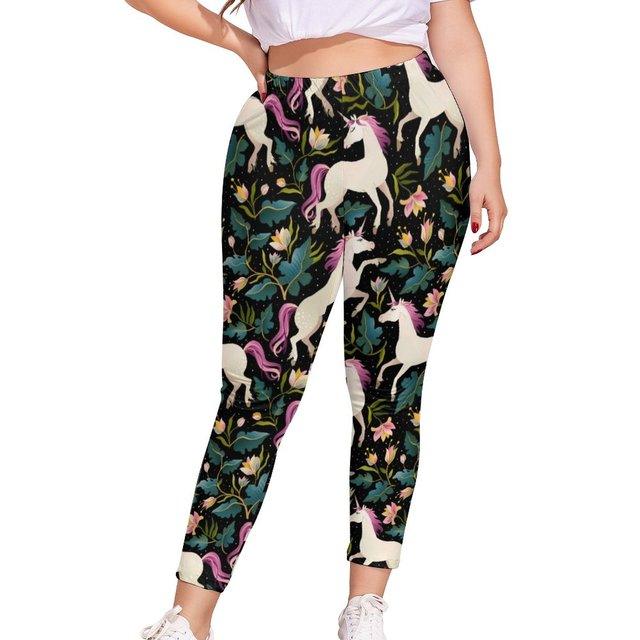 Plus size unicorn on sale leggings