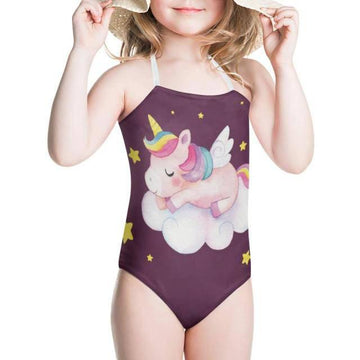 Kawaï unicorn children's swimsuit - Unicorn