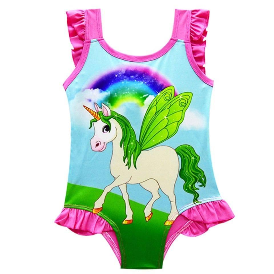 Bañador unicornio volantes - Unicornio