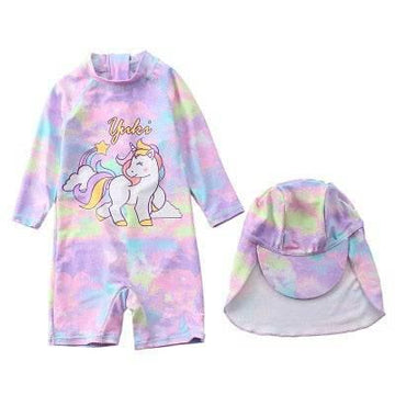 Kawaii unicorn jumpsuit swimsuit - Unicorn