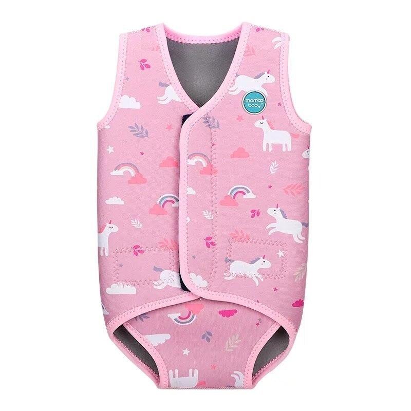 Baby pink unicorn swimsuit