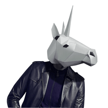 3D unicorn mask to make
