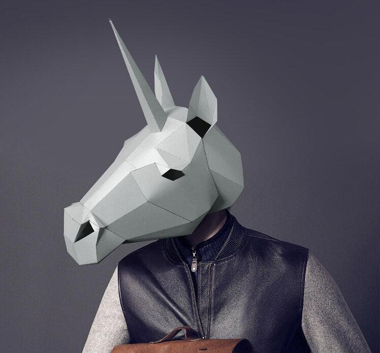 Máscara de unicornio 3D para hacer - Unicornio
