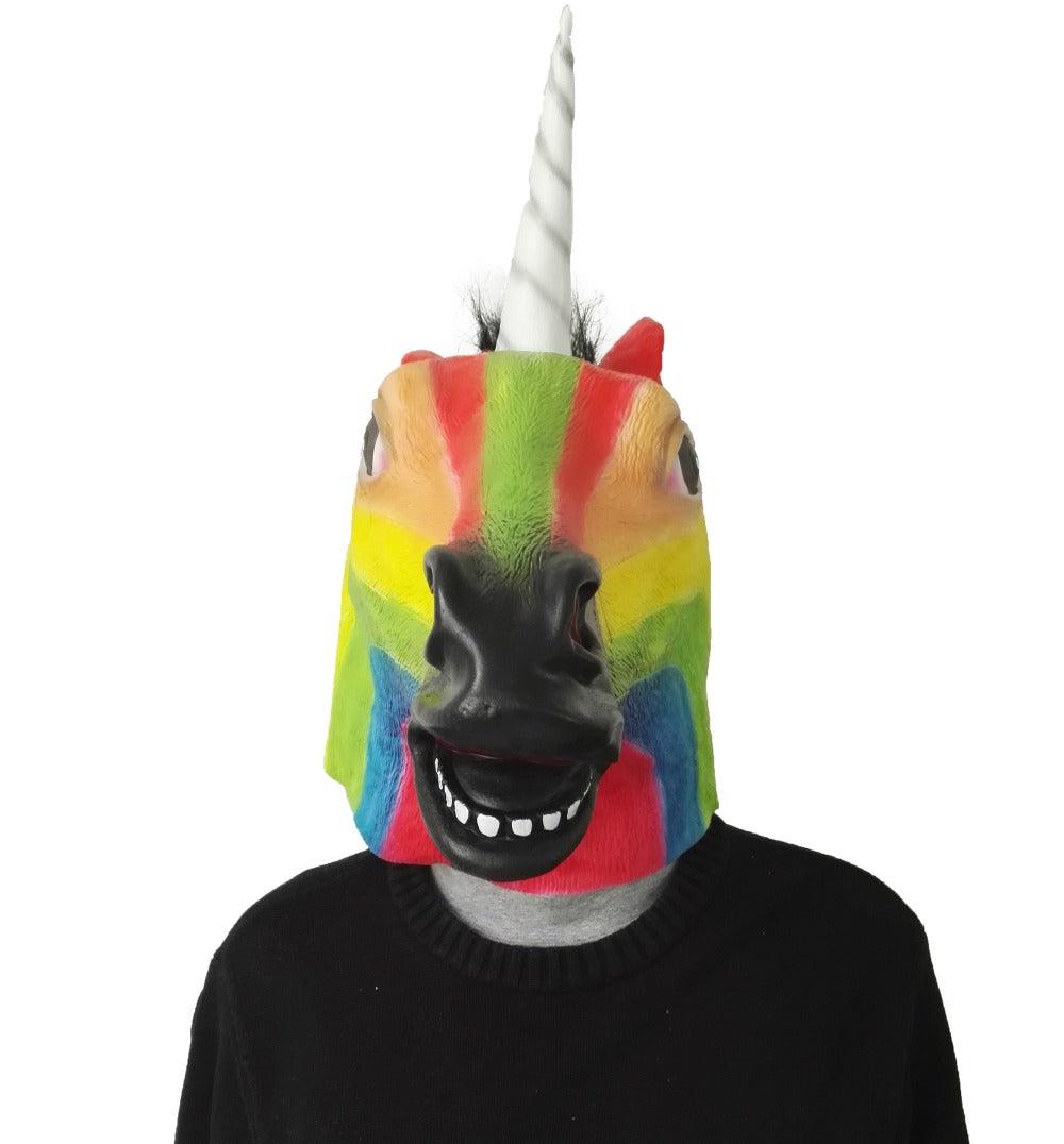 Máscara de unicornio multicolor - Unicornio