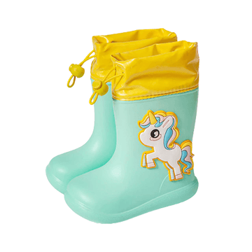 Mini unicorn rain boots