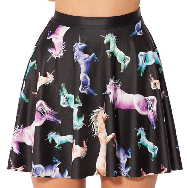 Unicorn Mini Skirt for Women - Unicorn