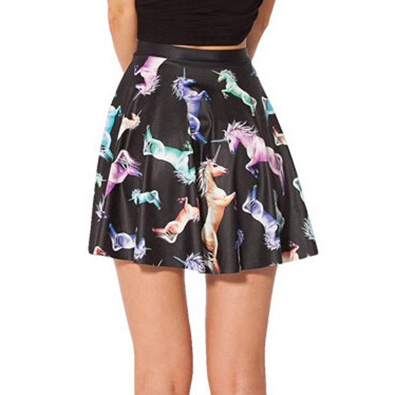 Unicorn Mini Skirt for Women - Unicorn