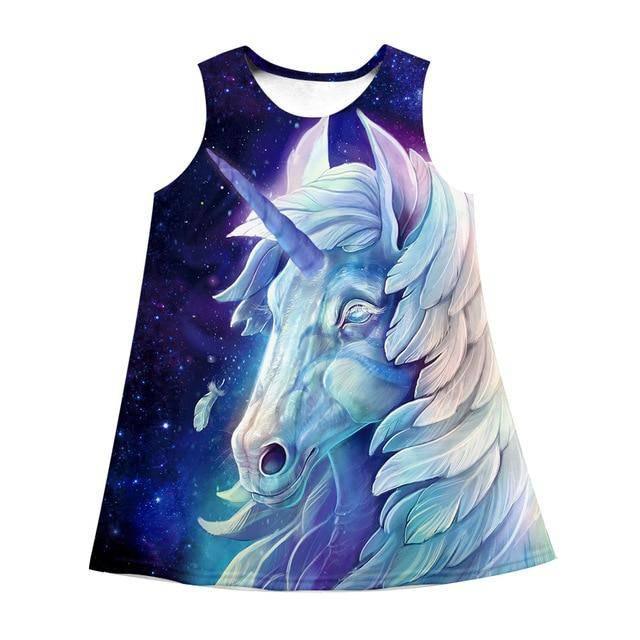 Unicorn Girl Mini Dress - Unicorn