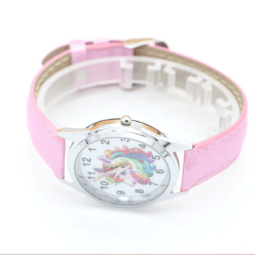 Reloj impermeable de unicornio para niñas