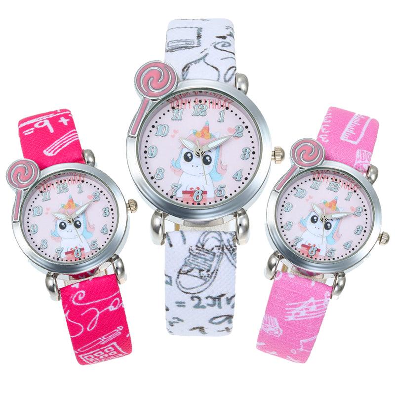 3 Unicorn Children's Watches