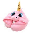 Oreiller De Voyage Enfant Licorne - Mémoire De Forme, Avec Masque Et Bouchons - Pour Avion, Voiture - 8