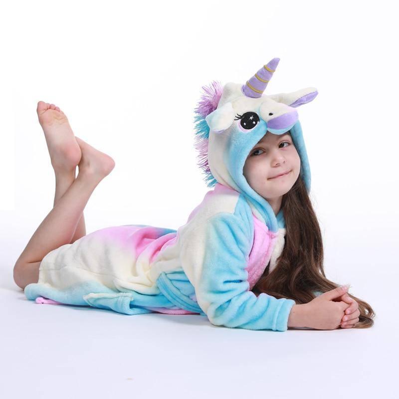 Peignoir licorne discount fille 10 ans