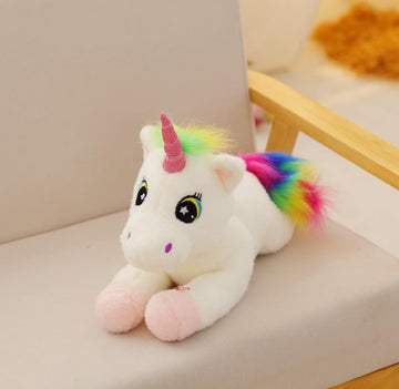 Unicorn soft toy that lights up