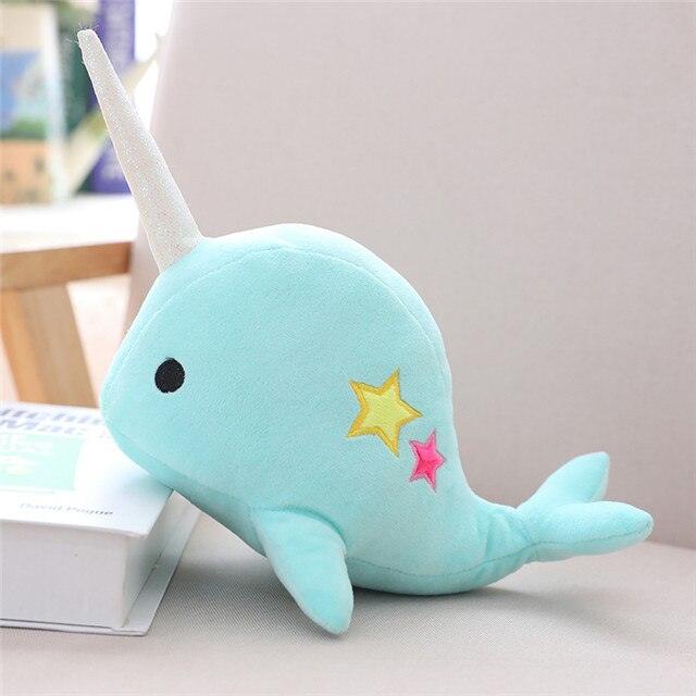 Narwhal Whale Unicorn Soft Toy - Unicorn