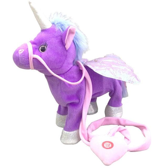 Purple Sing and Dance Unicorn Soft Toy