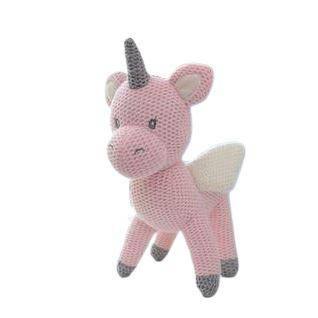 Crochet Unicorn Plush Rattle Pony - A Unicorn
