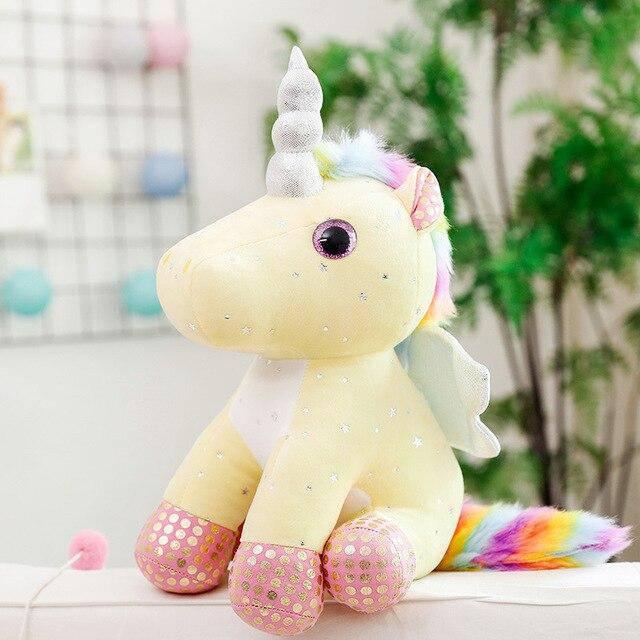 Peluche unicornio Brillante - Un unicornio