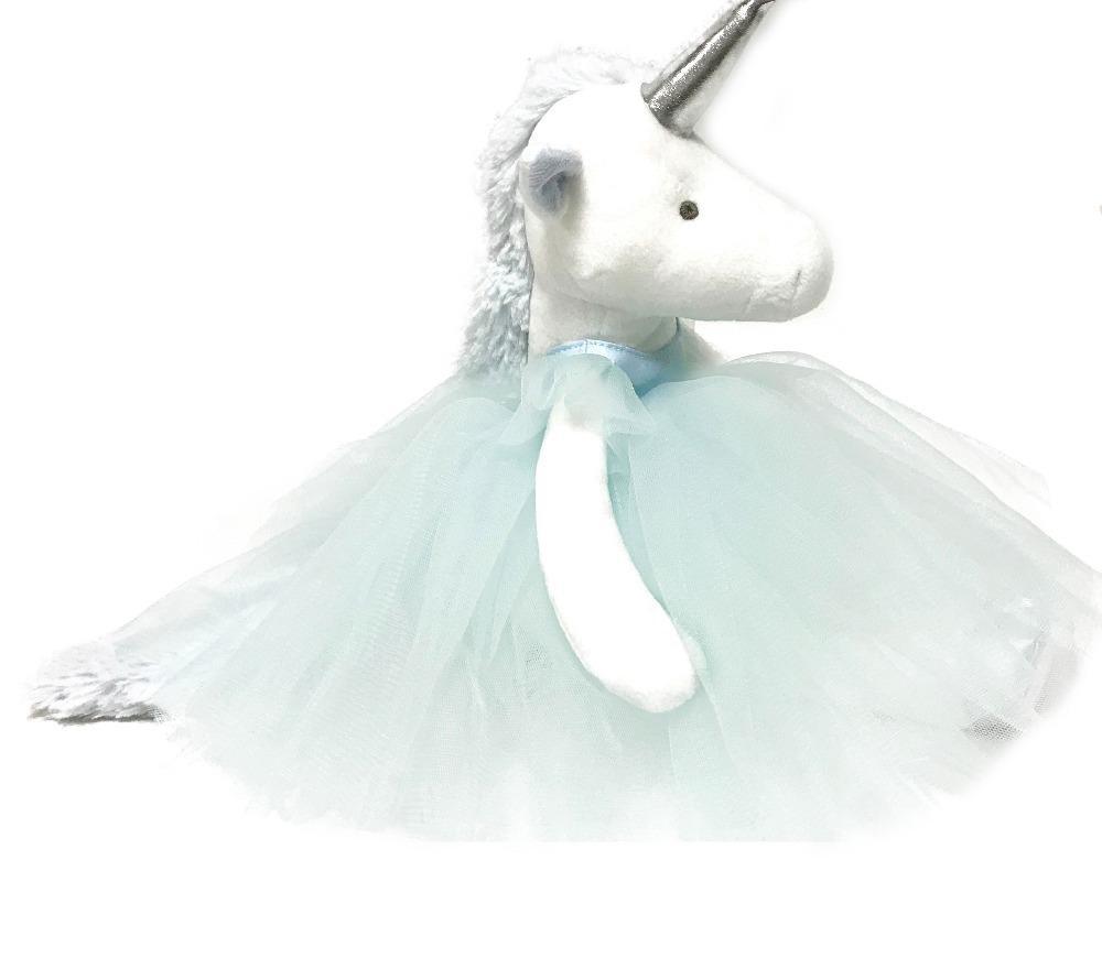 Peluche unicornio Azul de lujo hecho a mano - Un unicornio