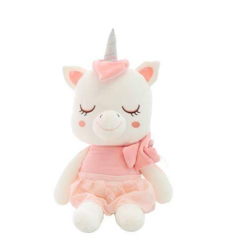 Unicorn plush Baby Pink Sitting - A Unicorn