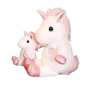 Peluche unicornio Blanche y Rose - Un unicornio