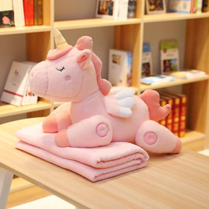 Unicorn plush Toy with Blanket - Unicorn