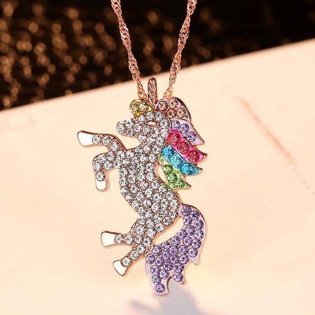 unicorn pendant in stone - Unicorn