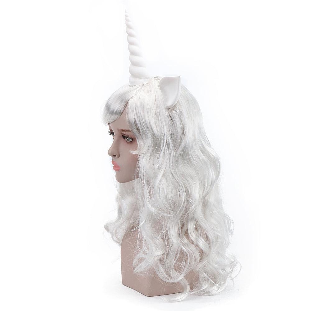 White unicorn wig - Unicorn