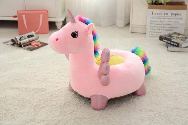 Puf unicornio Gigante rosa - Un unicornio