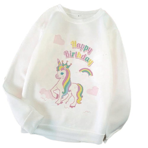 Suéter de cumpleaños de unicornio - Unicornio