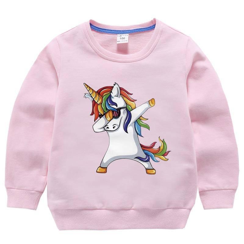 Unicorn Dab Child Sweater - Unicorn