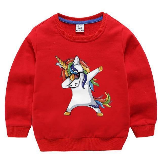 Sweat licorne dab hot sale