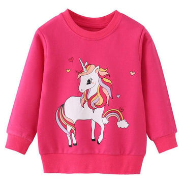 Fuchsia unicorn sweater