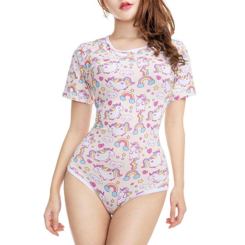 Pijama body mujer unicornio