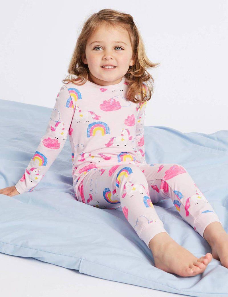 Combinaison Pyjama Licorne Arc-En-Ciel Enfant