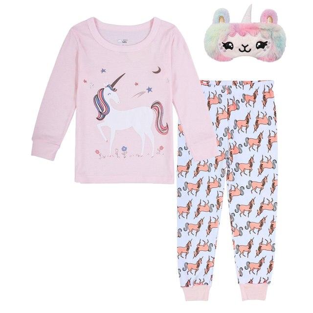 Pijama unicornio con antifaz para dormir