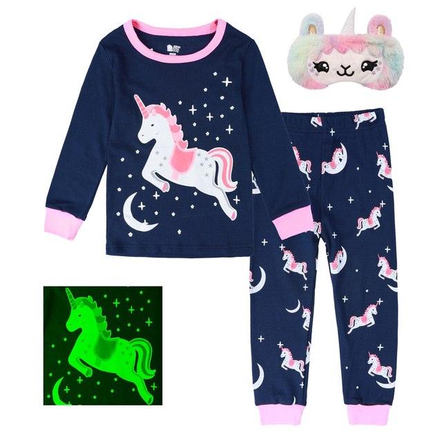 Unicorn pajamas with sleeping mask - Unicorn