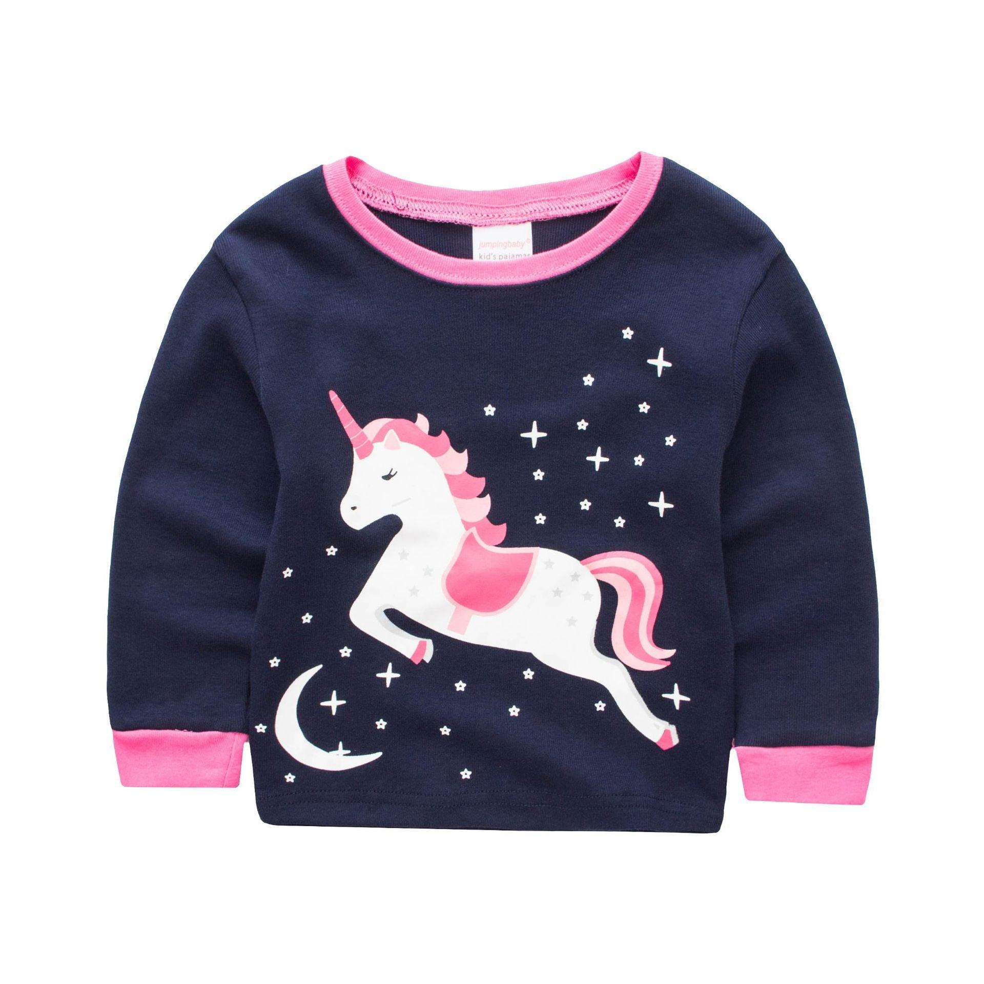 Navy Unicorn Pajamas - Unicorn