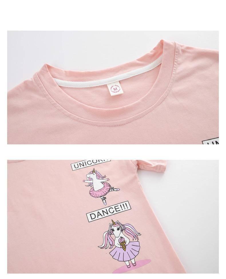 Unicorn Pajamas for Women Summer - Unicorn