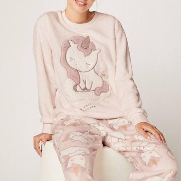 Pijama de unicornio para mujer de talla grande - Unicornio