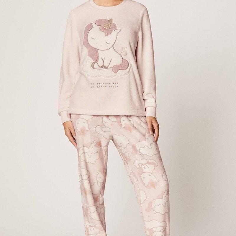 Plus Size Women's Unicorn Pajamas - Unicorn