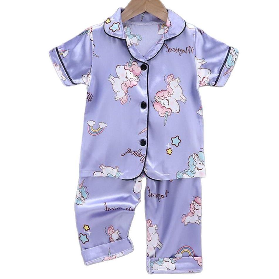 Girl's Unicorn Pajamas Blouse - Unicorn