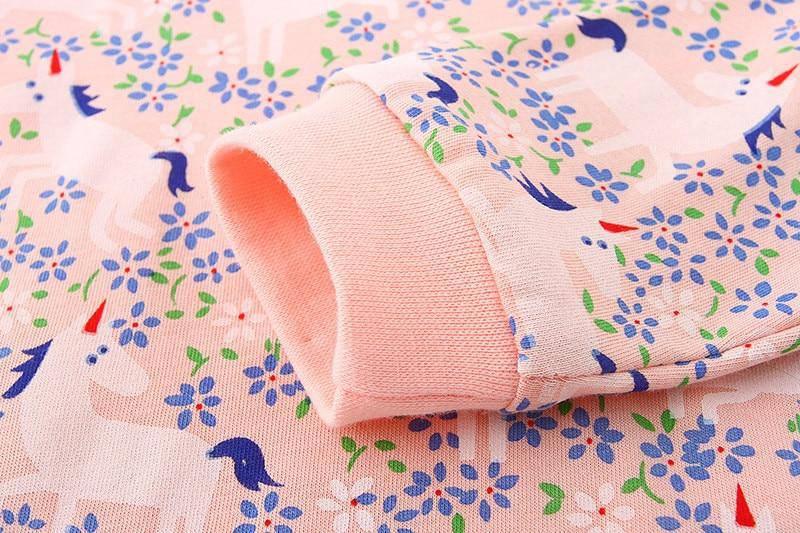 Pyjama Licorne Fleurs - Une Licorne