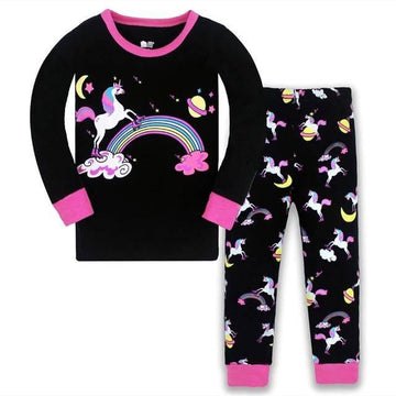 Unicorn Pajamas Black - Unicorn