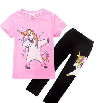 Unicorn Pajamas Who Dab Child - A Unicorn