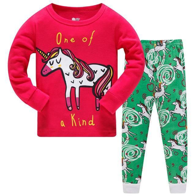 Red Unicorn Pajamas - Unicorn