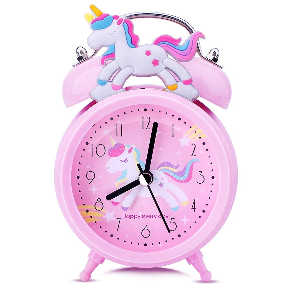 Double bell unicorn alarm clock